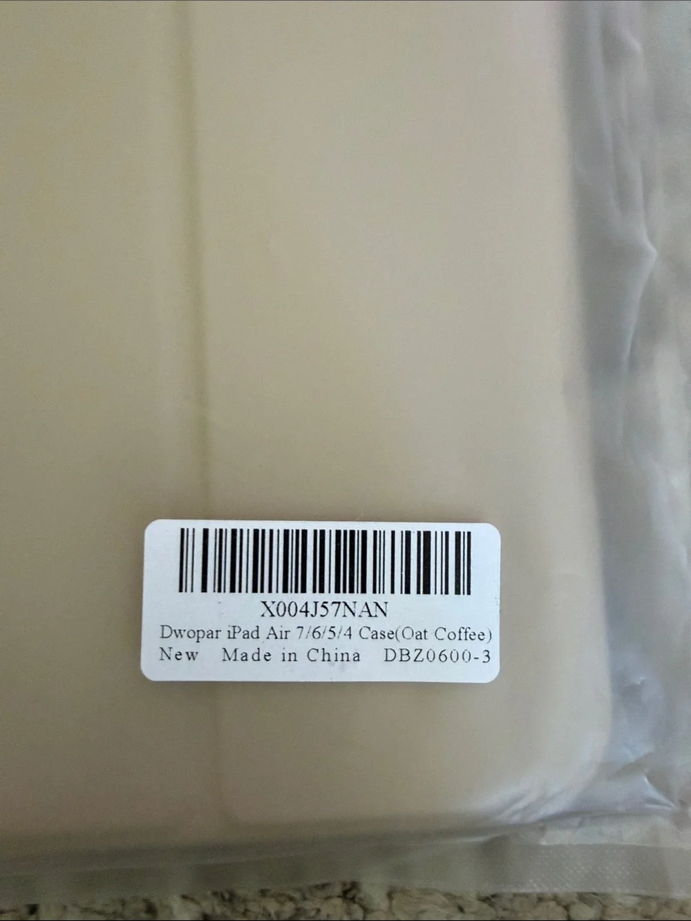 NWT iPad Air 7/6/5/4 Tan Case